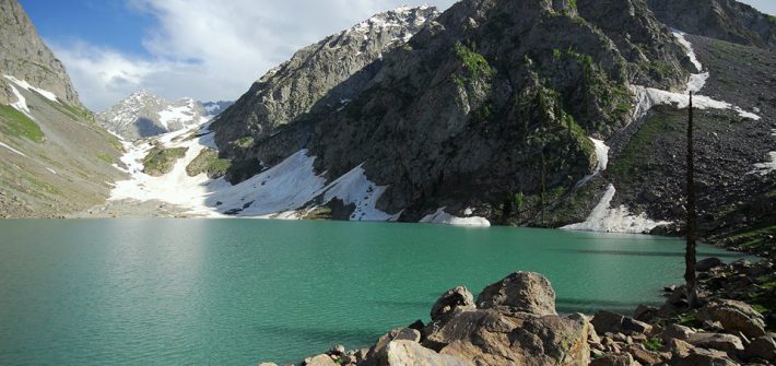 Spin Khwar Lake in Swat Valley, Pakistan