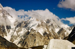 Gasherbrum from GoroII basecamp (2015)
