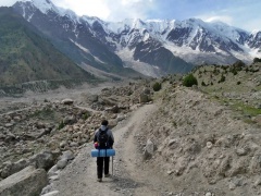 towards Rupal Valley from Tarshing Valley (July 2015)
