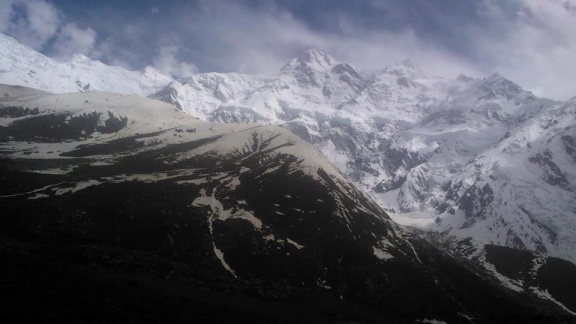 Rakhiot Peak fromFace basecamp (July 2012)
