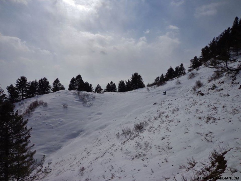 towards Mushkpuri Peak (February 2015)
